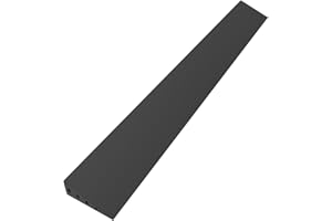 HENKA 1.6" Rise Rubber Threshold Ramp for Doorways, Wheelchair Ramp for Home Entrance, Door Threshold Ramp for Wheelchairs, Walkers, Scooters, Strollers – Cuttable & Non-Slip Rubber Door Ramp