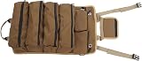 BROLEO Tool Roll Up Bag Organizer Khaki Oxford Cloth Separate Pockets Durable view 3