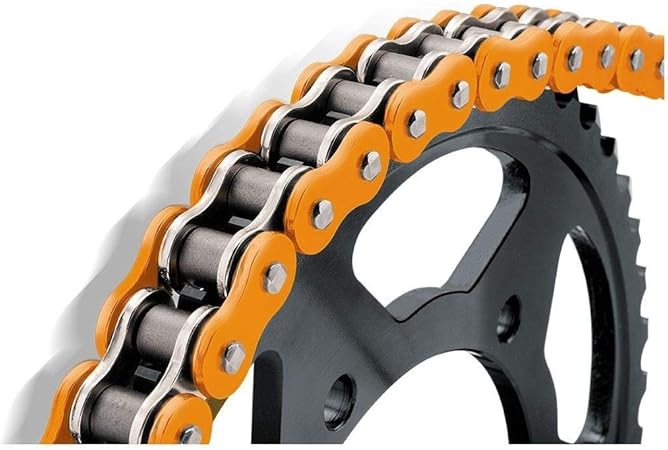 colored bicycle chain