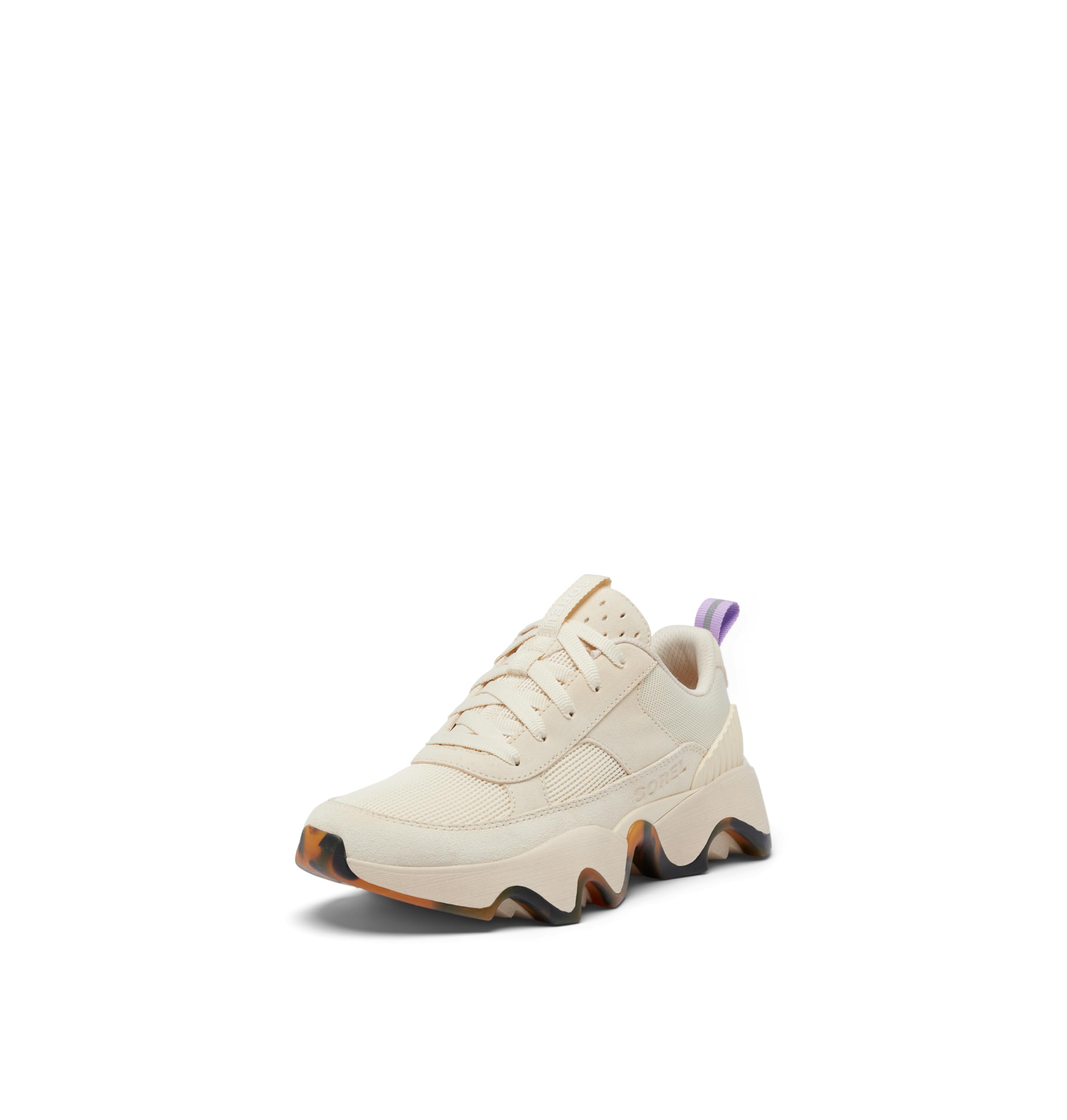 Photo 1 of ** DIRTY ** VERY USED Sorel Women's Kinetic Impact II Wonder Lace Sneaker, Honey White/Euphoric Lilac, 7.5