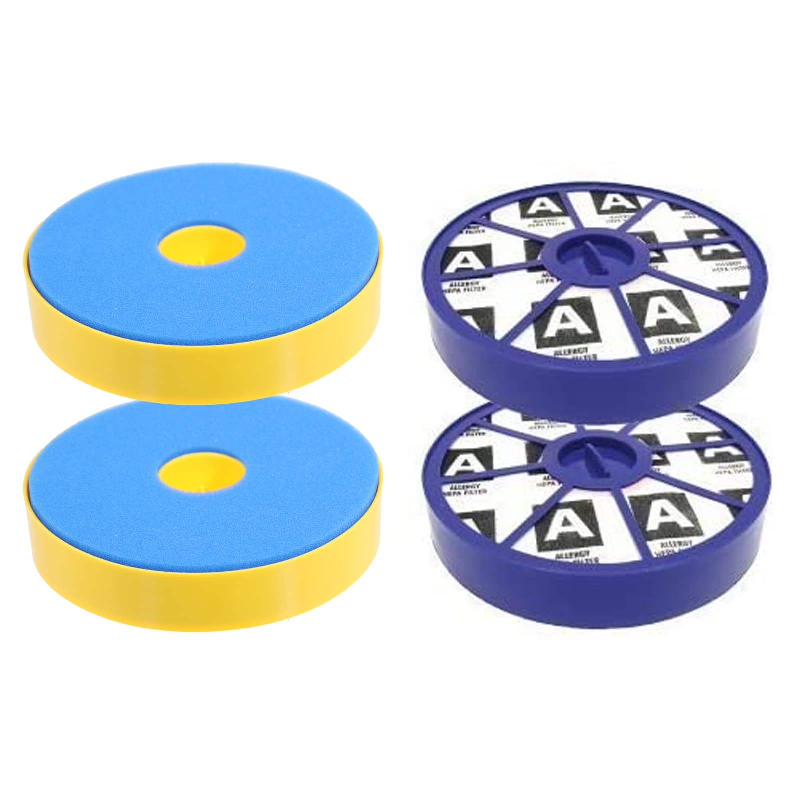 First4spares Washable Pre Motor Filters and Post Motor Allergy HEPA Filters Kit for Dyson DC19 DC20 DC29 Vacuum Cleaners (2 of Each)