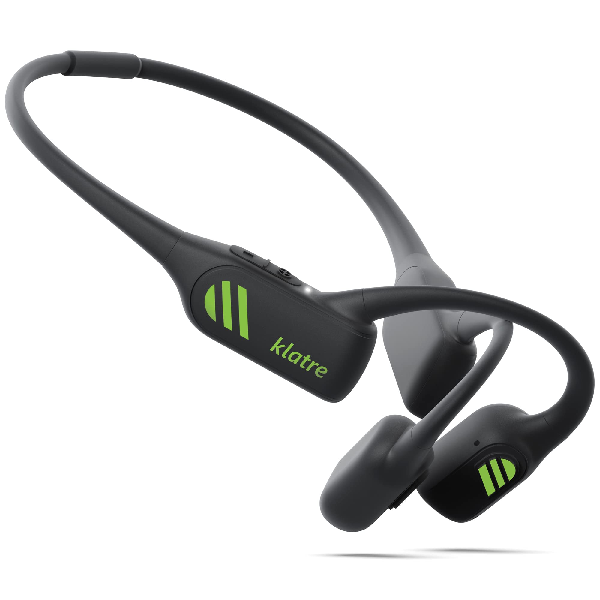 Photo 1 of klatre Open Ear Headphones Wireless Bluetooth ?2023 Version? Bone Conduction Headphones for Workouts/Walking/Jogging, Sweat Resistant, Water Resistant, Headset for Music/Audio Books/Podcast - Olive