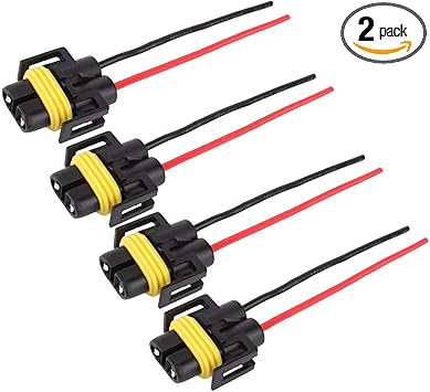H11 H8 880 881 Male Adapter Wiring Harness Sockets Wire For Headlights Fog Light