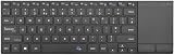Rii K22S Wireless Keyboard with Trackpad BT 5.0 2.4G USB Receiver Metal Frame