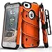 ZIZO Bolt Series for iPhone 8 Plus Case Military Grade Drop Tested Tempered Glass Screen Protector Holster iPhone 7 Plus case Orange