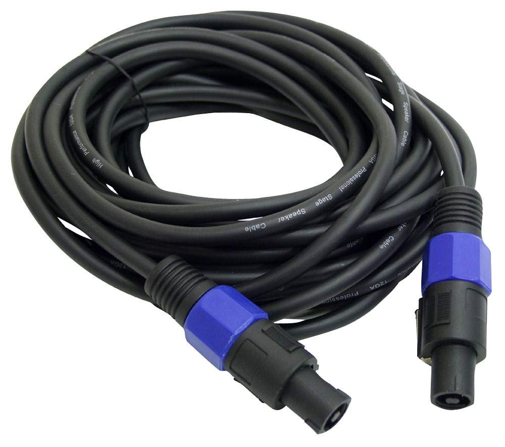 Pyle-Pro 50ft Male Speakon to Male Speakon Cable