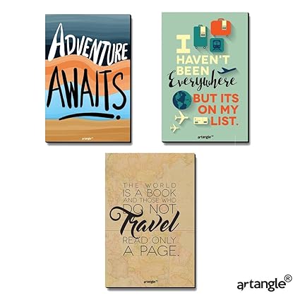 Combo of 3 Travel Magnets by Seven Rays