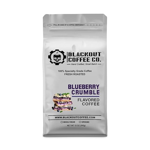 Blackout Coffee Blueberry Crumble Flavored Coffee Ground