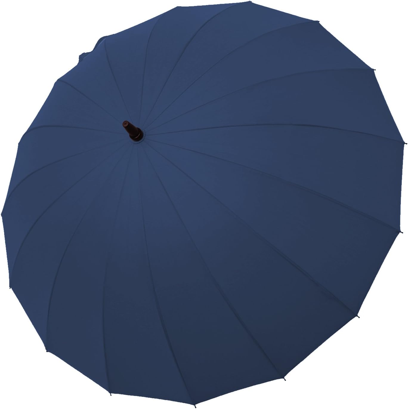 Strong Umbrella Compact Large Windproof 210T Waterproof Durable Automatic Stick Umbrella with 16 Ribs Auto Open saiveina for Heavy Rain Men and Women Blue