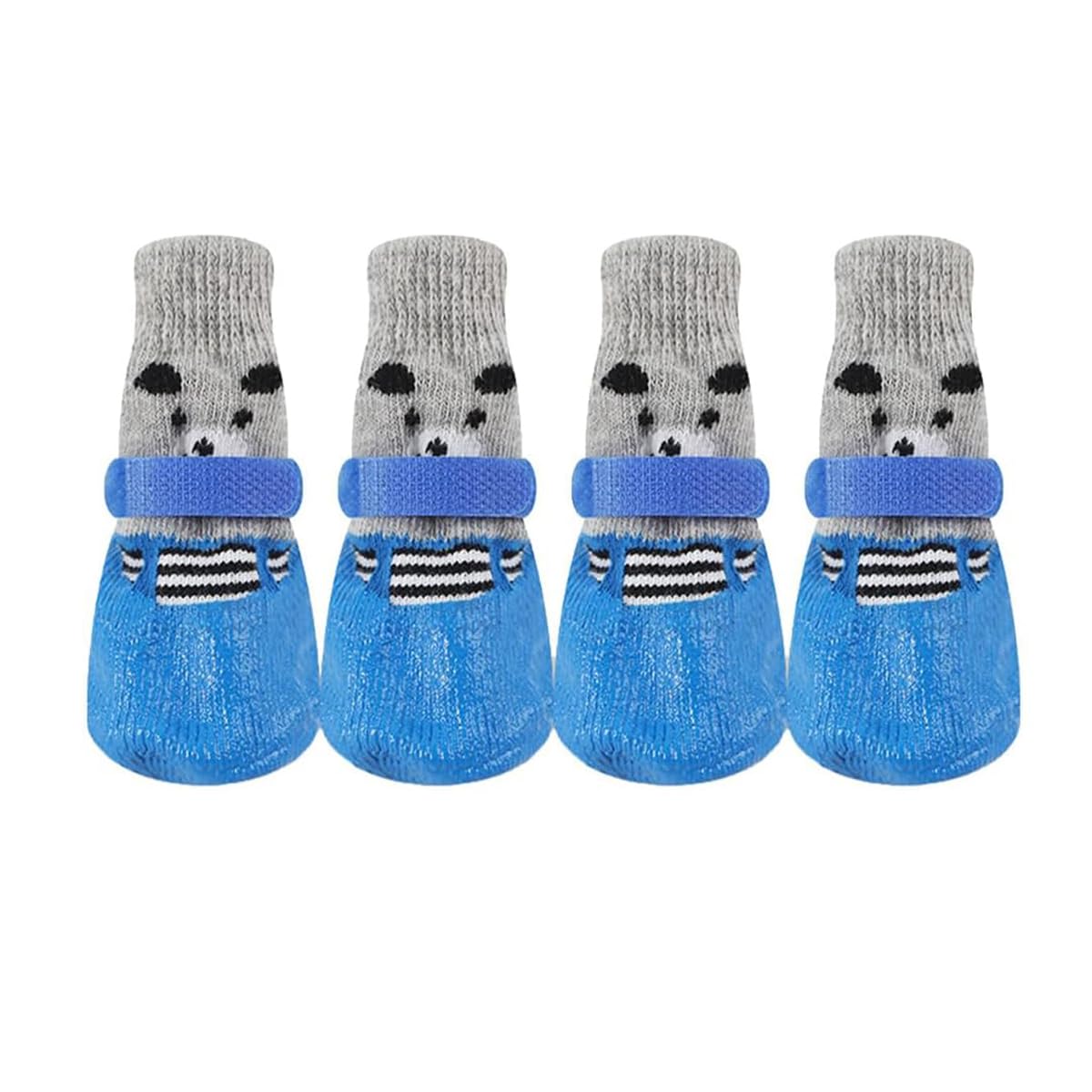 Sarini 4pcs Waterproof Dog Boots, Paw Protectors, Suitable For Small, Medium And Large Dogs -?;M size (recommended 7-12 pounds)