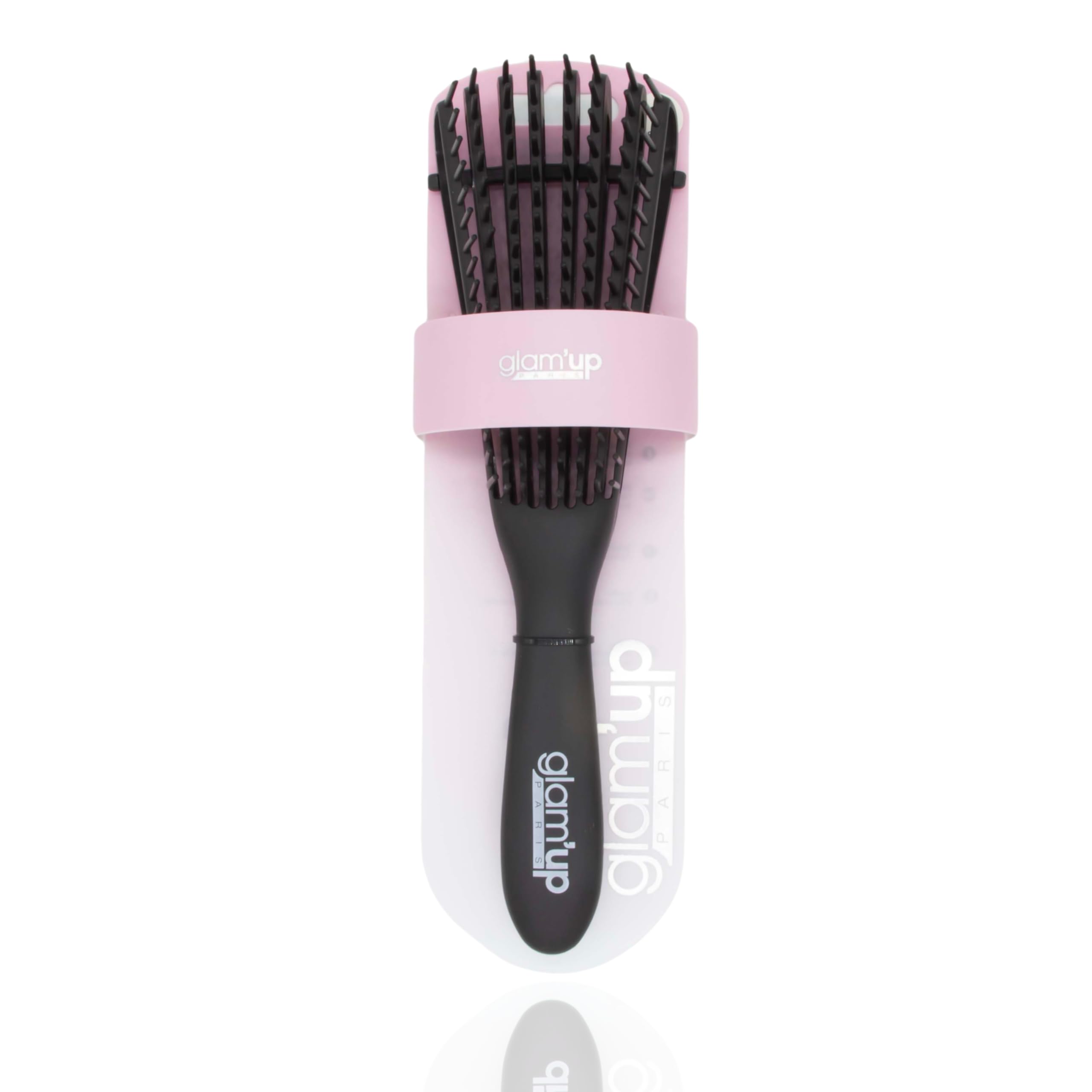 Glam'Up Paris Detangling Hair Brush - Ideal for Curly and Curly Hair - Detangling Brush Defined Curls - Perfect for Wet or Wet Hair