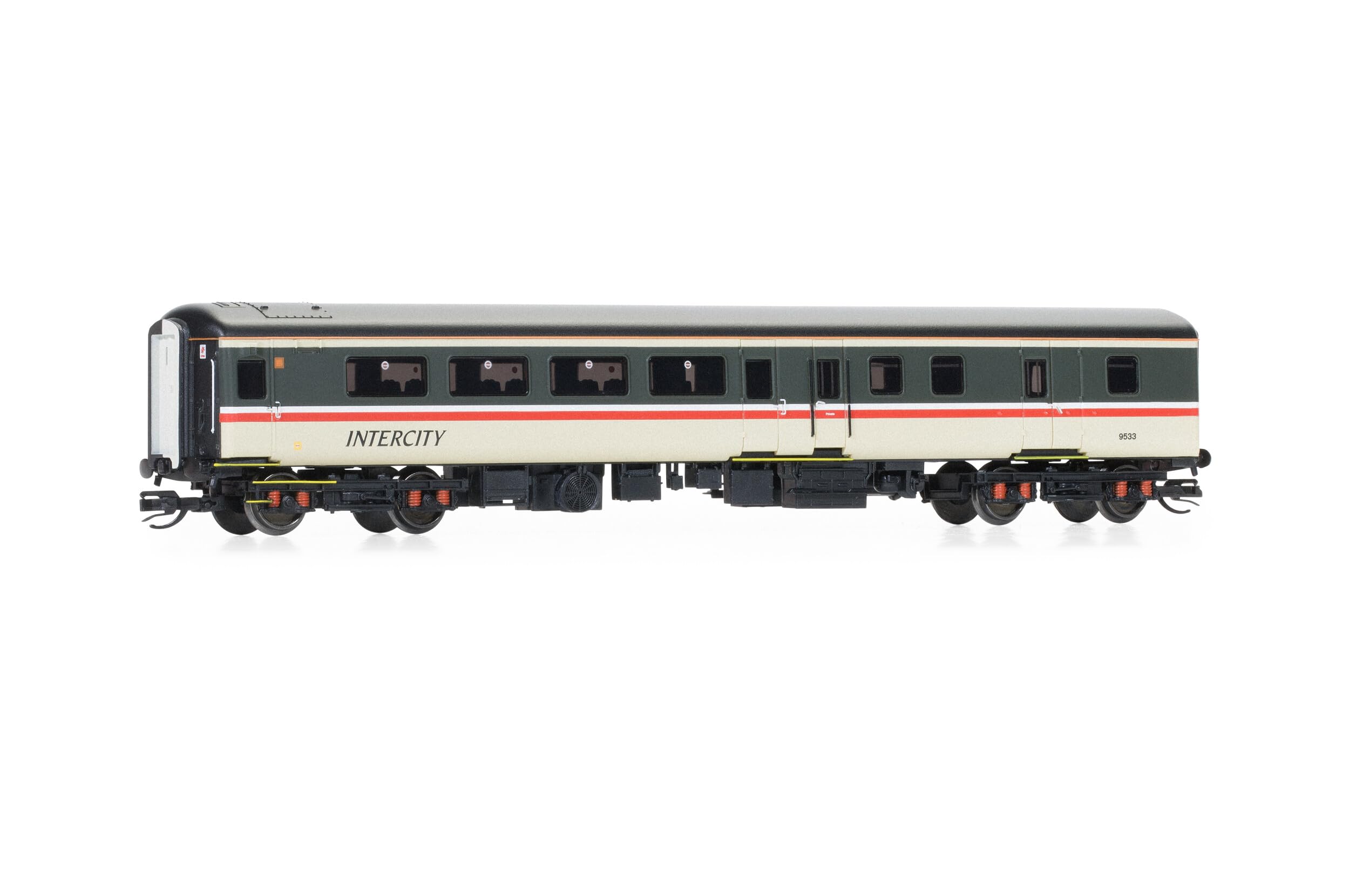 Hornby TT:120 TT4022 BR Intercity, Mk2F Brake Standard Open, M9534 - Era 8 Railway - Rolling Stock, Blue