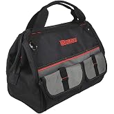 16" General Purpose Tool Bag, 21 Pockets, Black