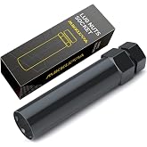MIKKUPPA 7-Point Spline Lug Nut Socket Key Tool – Fits 20mm Inner Diameter, Works With 21mm & 22mm Hex Sockets