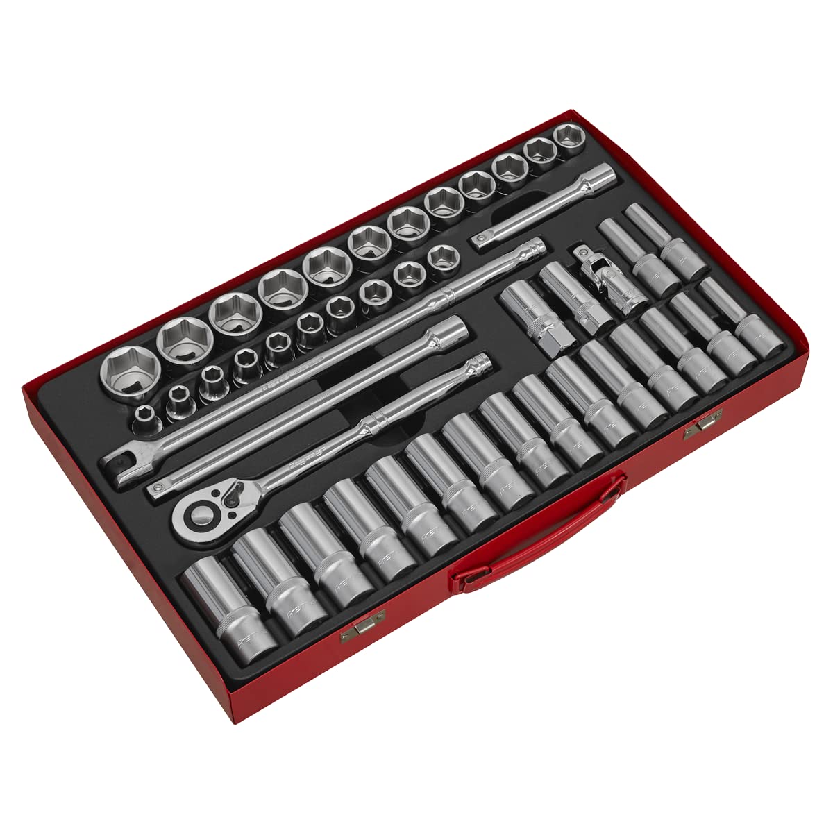 Socket Set 46pc 1/2"Sq Drive 6pt WallDrive® - Metric