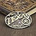 YOQUCOL The State Of Texas Long Horn Bull Head Mouse Bronze Belt Buckle