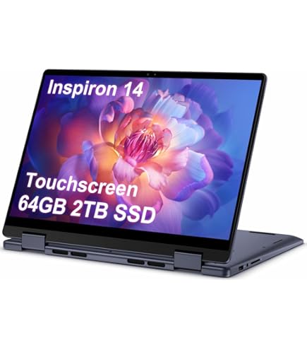 Amazon.com: Dell inspiron 14 2-in-1 Laptop, AMD R5 8640HS (Up to