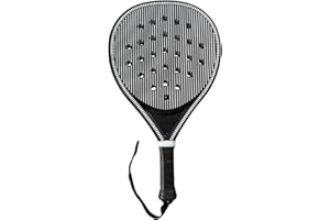PciDinFo Padel Racket Foam Core Carbon Fiber Paddle Tennis Racquet Round Shape Non Slip Grip Suitable for Men Women Beginners