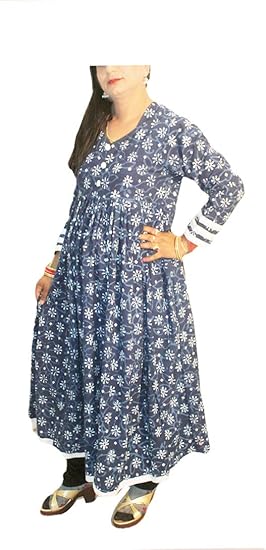 latest women's long frocks