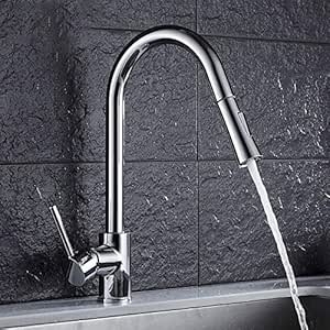 Smart Touch Kitchen Faucets Senducs Spring Pull Out Kitchen Faucet