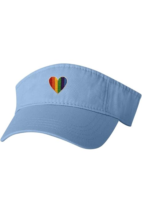 Lesbian Pride Flag Embroidered Visor 