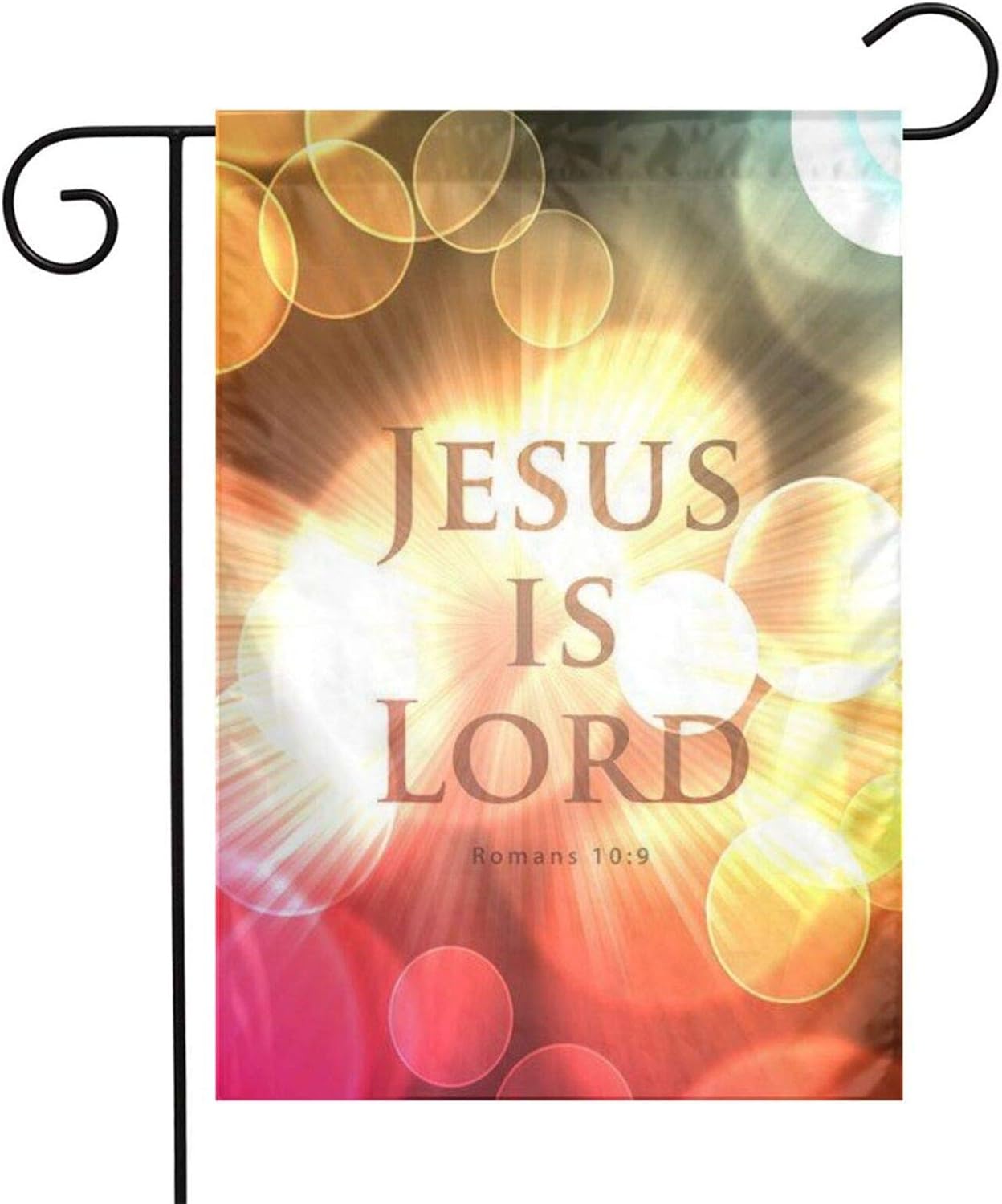 Jesus is Lord Garden Flag for Outside 12x18 Inch Double Sides Flag Outdoor Yard Flag Garden Decor