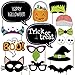 Big Dot of Happiness Trick or Treat - Monster & Witch Photo Props - Halloween Cutouts & Decorations - Fall Photo Booth Props - 20 Count