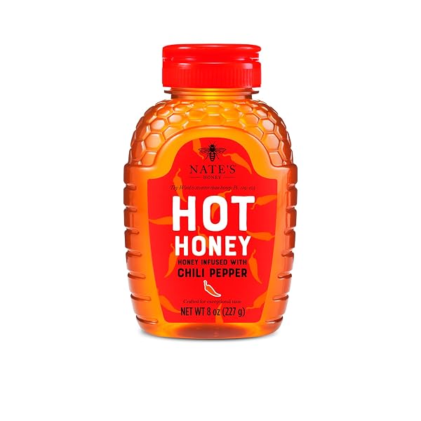 NATE’S HOT HONEY – 100% PURE HONEY INFUSED...