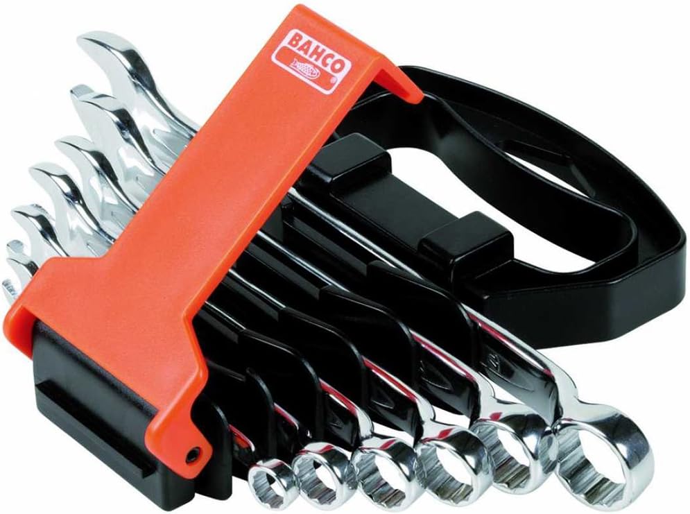 Bahco 1952M/SH6 BH1952M/SH6320 Combination Wrench Set Offset, Silver