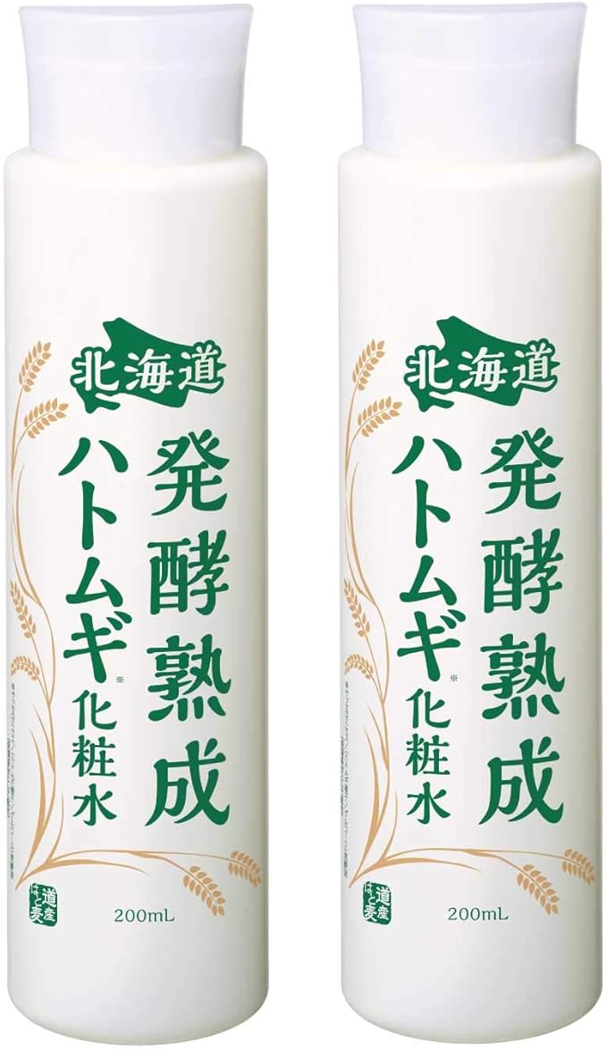 Amazon 北海道 発酵熟成ハトムギ化粧水 0ml 2本セット エイジングケア プロテオグリカン 熟成プラセンタ配合 日本製 北海道 発酵熟成ハトムギ 化粧水 通販