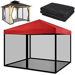 Tappio 10x10 Mosquito Net with Zipper for Patio