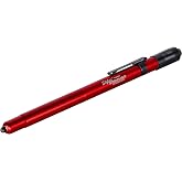 Streamlight 65035 Stylus 11-Lumen White LED Penlight, Red | 11 lumens; runs on 3 AAAA alkaline batteries; multi-mode lighting; IPX-rated water resistant; impact-resistance tested