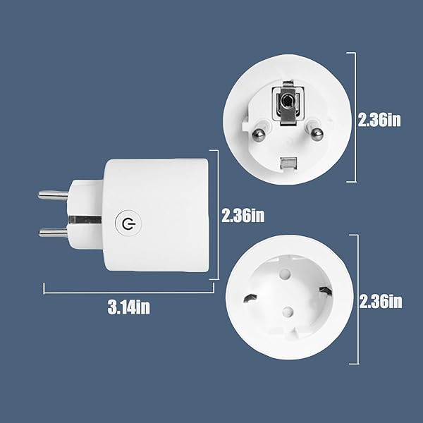 Enchufe InteligenteLadron Enchufes toma WiFi Smart Home con control remoto y control por voz funciona con alexa echo Echo Show puede ser controlado por aplicaciones como Kasa y Google Assistant