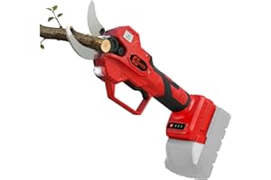 Pruning Shear Compatible with Milwaukee 18V Battery Packs Pruner with LED Display CrSS Blade Max 35mm Cutting Diameter for Ga