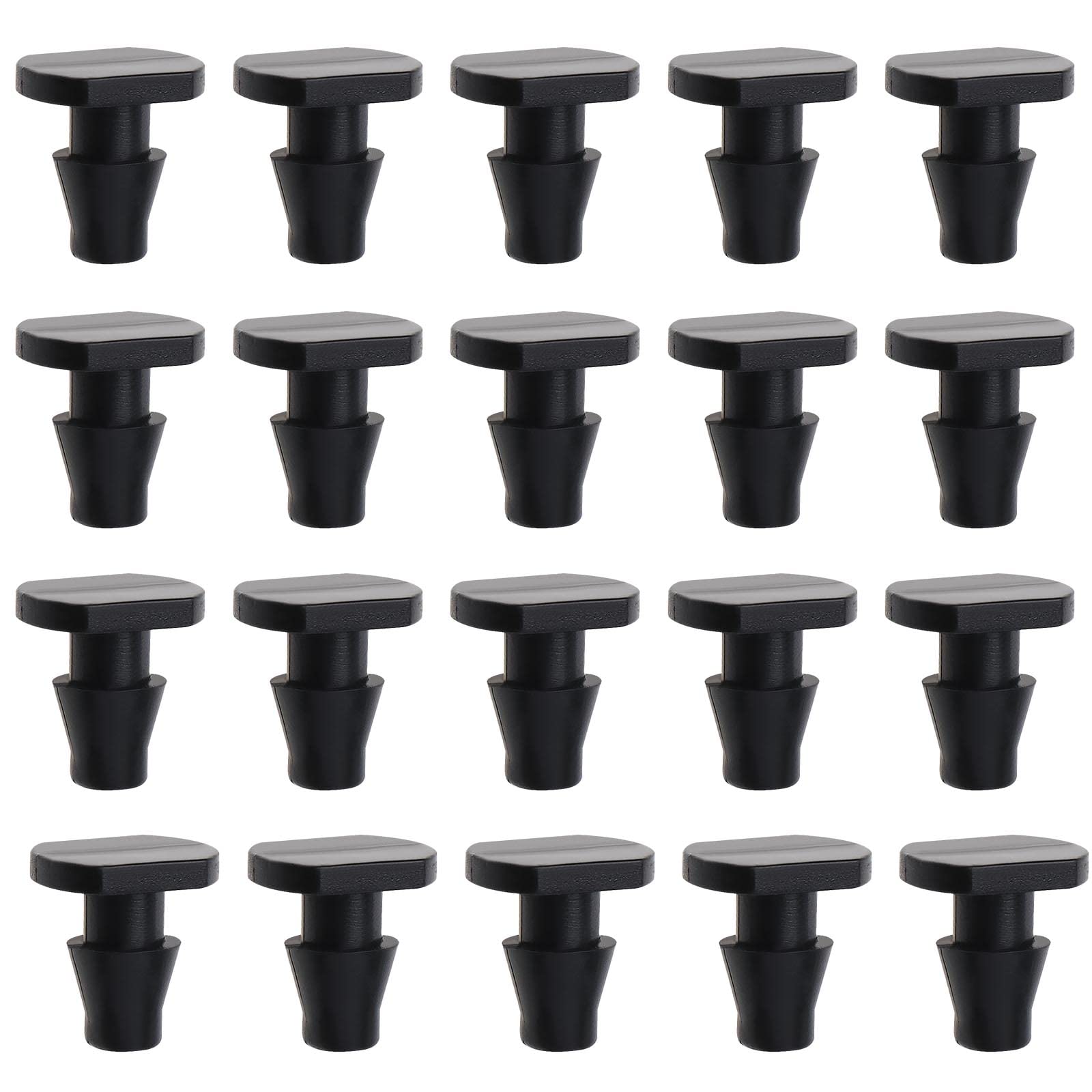 YINETTECH 100Pcs Irrigation Pipe Plug Replacement Drip Pipe End Caps Drip Irrigation Capillary Small Plug Accessories for Washing Machine Garden Watering Irrigation