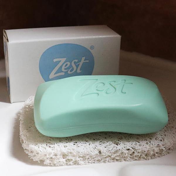 ZEST BAR SOAP – ENRICHED WITH VITAMIN E – MOISTURIZING BODY SOAP – GENTLE SOAP – PARABEN-FREE SOAP BAR – SUITABLE FOR ALL SKIN TYPES – AQUA – 16 PC