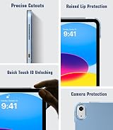 TiMOVO Case iPad 11th Gen 11" 2025 10th Gen 10.9" 2022 Slim Stand Auto Sleep view 6
