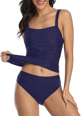 long tankini tops tummy control