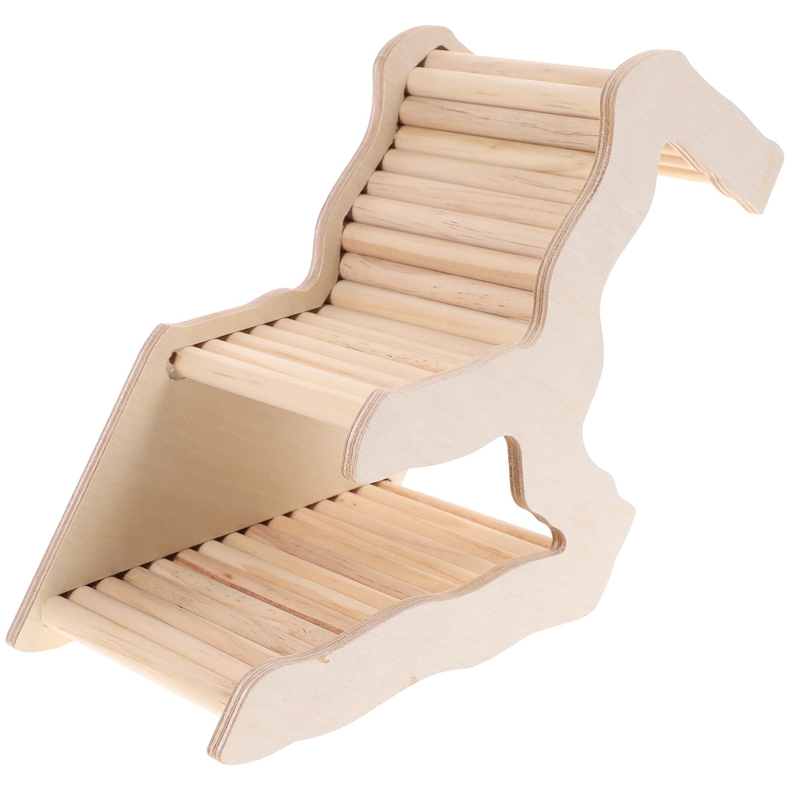 TEHAUX Hamster Toys, Gerbil Toy Hamster Hideaway Wooden Ladder Small Pets Hiding Place Sand Bath Climbing Climbing Accessories Exercise Accessories Ladder Small