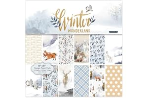 24 Sheets Animal Craft Paper Pads Cutting Dies Art Background Origami Scrapbooking Card Making