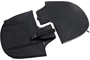 Pari Motorcycle Soft Lowers Chaps Leg Warmer Bag For Harley Dyna Fat Bob Low Rider 2006-2017