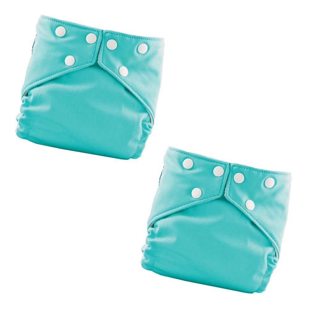 Fuzzibunz Elite One Size Cloth Diaper 2 Pack (Carribean