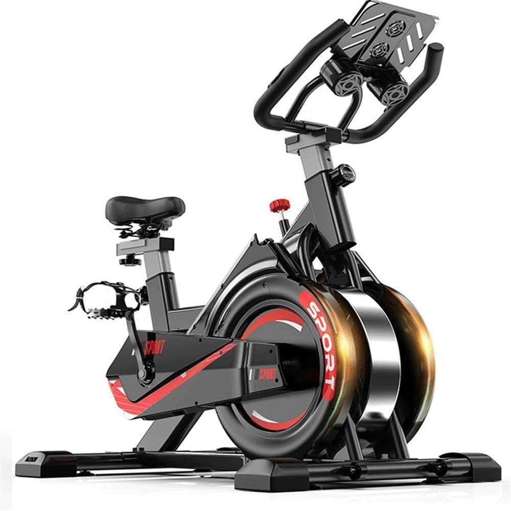 DYB Ultra-quiet Sport Magnetic Exercise Bike for Household Indoor Bicycle Slimming Equipment for Home Gym Cardio Workout (Color : Black, Size : 105x50x102cm)