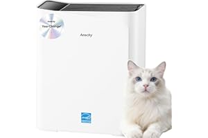 2300 ft² Energy Star Air Purifiers, AEOCKY Proprietary YearChange Filter Tech, with Multi-Effect Filter, Washable Pre-Filter, Scent Capsule, Air Quality Monitor, for Home Large Room bedroom Pets Odor