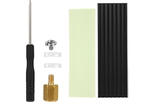 M.2 Heatsink, Aluminium Alloy M.2 Heatsink with Thermal Silicone Pad Premium Cooling Solution for 2280 SSD