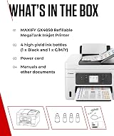 Canon MAXIFY GX4050 All-in-One Wireless Inkjet Printer Scanner Copier Fax A4 view 6