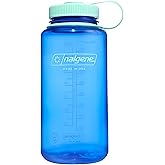 Nalgene Sustain Tritan BPA-Free Water Bottle Made with Material Derived From 50% Plastic Waste (using ISCC certified mass balance), 32 OZ, Wide Mouth