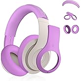 Silicone Case for Beats Studio Pro - 3 in 1 Anti-Scratch Ear Pad, Headband & Shell Cover - Soft Silicone Skin Protector (Purple)