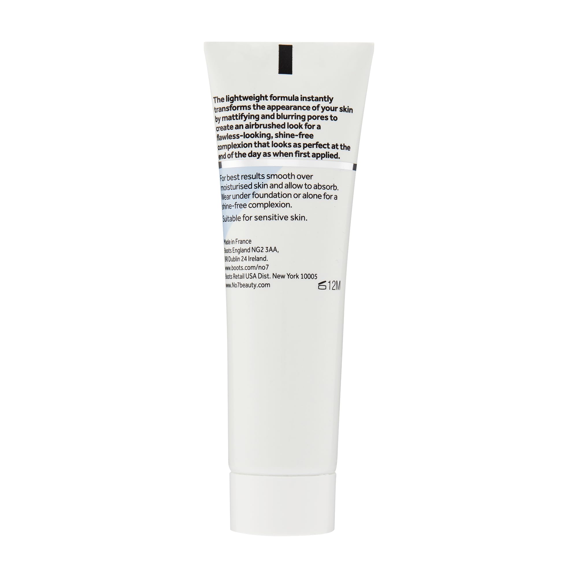 No7 Airbrush Away Pore Minimizing Facial Primer - Lightweight, Matte Primer & Pore Minimizer for Face - Makeup for Oily Skin (30ml)