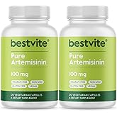 BESTVITE Artemisinin 100mg (240 Vegetarian Capsules) (2-Pack) - No Stearates - No Flow Agents - Vegan - Gluten Free - Non GMO